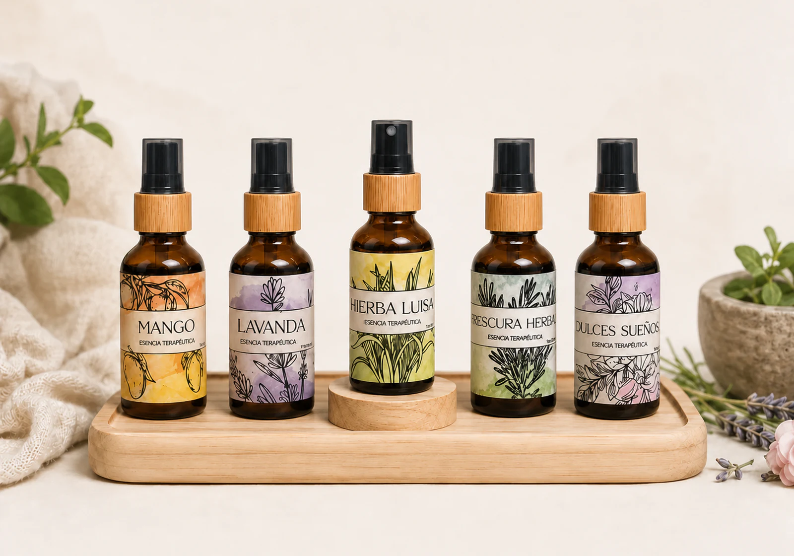 Colección de esencias aromáticas APAPACHO