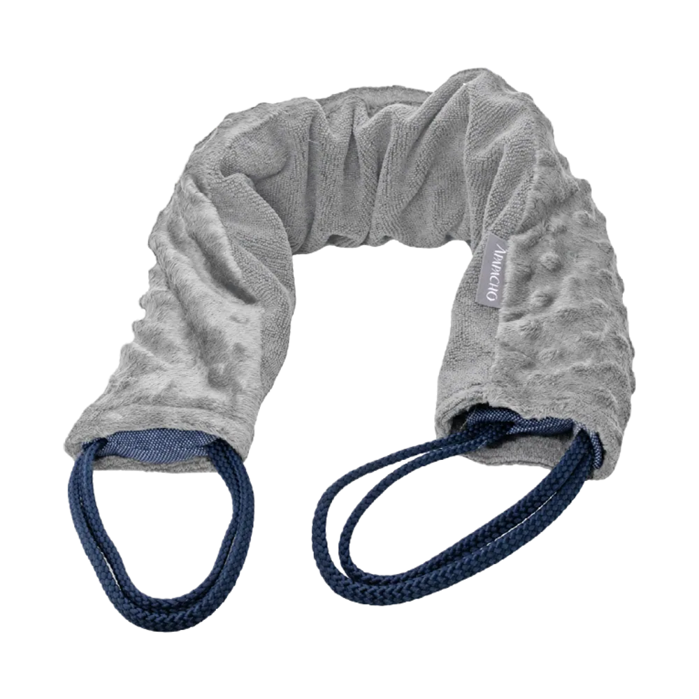 Cuello · Gris Humo APAPACHO, compresa natural de semillas para usar en frío o calor